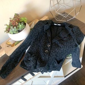 Nanette Lepore Sheer Detailed Blazer